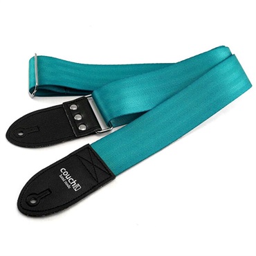 Couch Guitar Strap The Recycled Blue Green Seatbelt