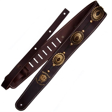 #1568 MOTORHEAD Guitar Strap [Brown/Old Brass]