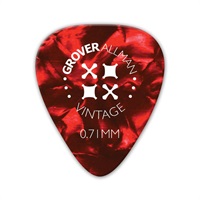 Vintage Celluloid Pro Picks 0.71mm [Red] ｘ10枚セット