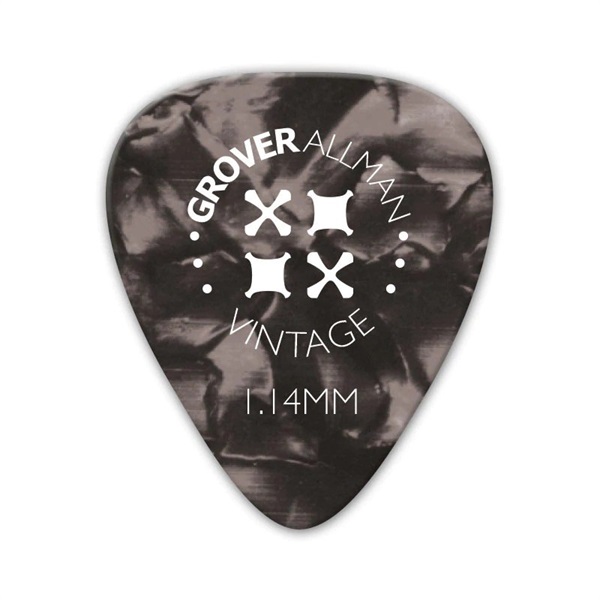 Grover Allman Vintage Celluloid Pro Picks 1.14mm [Grey] ｜イケベ楽器店オンラインストア
