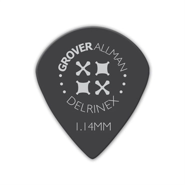 Grover Allman Delrinex Jazz XL Pro Picks 1.14mm [Black]