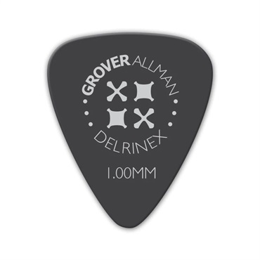 Grover Allman Delrinex ISO Pro Picks 1.00mm [Black]