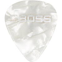 Celluloid Guitar Picks (WHITE PEARL/Thin) ×10枚セット