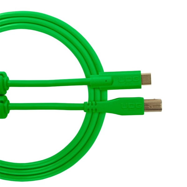 UDG U96001GR Ultimate USB2.0ケーブル C-B Straight 1.5m Green