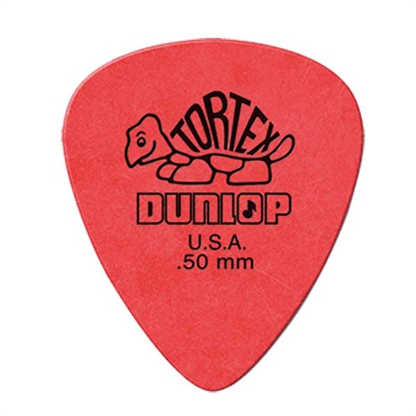 Dunlop (Jim Dunlop) 418R Tortex Standard Picks 0.50mm(Red)
