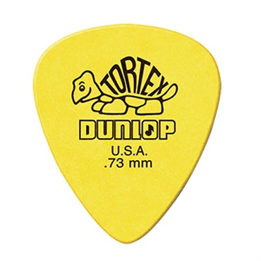 418R Tortex Standard Picks 0.73mm (Yellow)×10枚セット