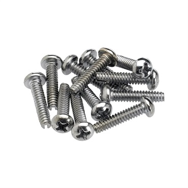 Fender USA Pickup and Selector Switch Mounting Screws (12pcs/Chrome) (#0994925000)