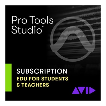 Pro Tools Studio 学生/教師用年間サブスクリプション(新規)(アカデミック版)(9938-30001-60)(オンライン納品)(代引不可)