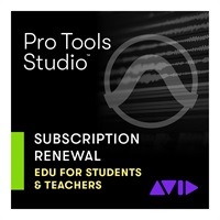 Pro Tools Studio 学生/教師用年間サブスクリプション(更新)(アカデミック版)(9938-30003-60)(オンライン納品)(代引不可)