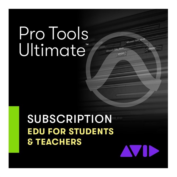 Pro Tools Ultimate 学生/教師用年間サブスクリプション(新規)(アカデミック版)(9938-31000-00)(オンライン納品)(代引不可)の商品画像