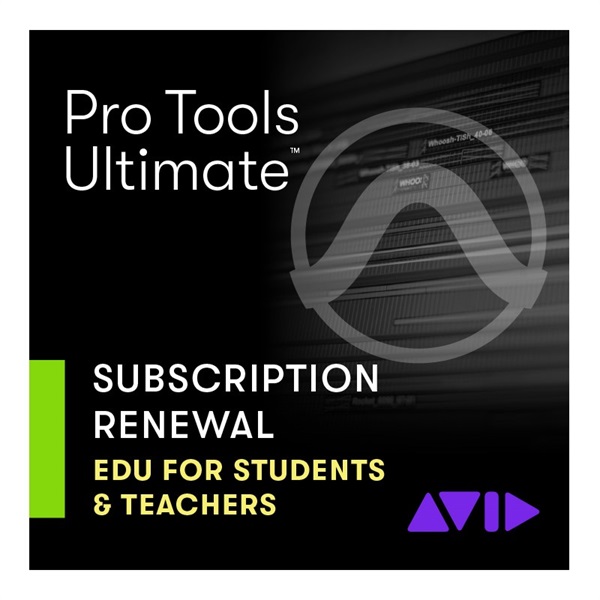 Pro Tools Ultimate 学生/教師用年間サブスクリプション(更新)(アカデミック版)(9938-31001-00)(オンライン納品)(代引不可)の商品画像