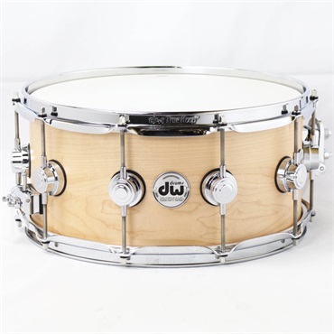 dw Collector's Steam Bent Solid Maple Snare Drum 14×6.5 - Natural 