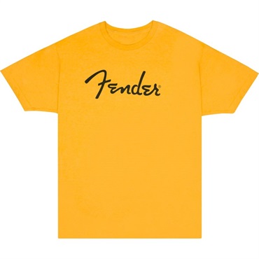 Fender FENDER SPAGHETTI LOGO T-SHIRT BUTTERSCOTCH BLONDE（XLサイズ）