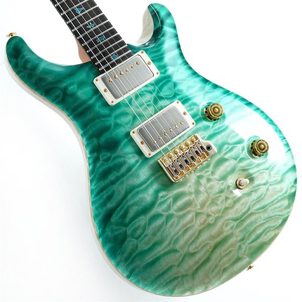 P.R.S. Private Stock Brazilian #9831 Custom24 Quilt Top Bahama Blue Dragon's Breath