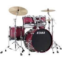 Starclassic Walnut/Birch 4pc Drum Kit - Molten Dark Raspberry Fade [WBS42S-MDR]