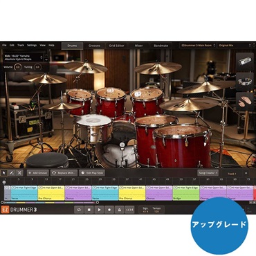 TOONTRACK EZ DRUMMER 3 / UPG(アップグレード版)(オンライン納品)(2時間以内に納品)