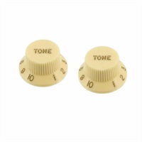 Set of 2 Vintage Cream Tone Knobs [5055]