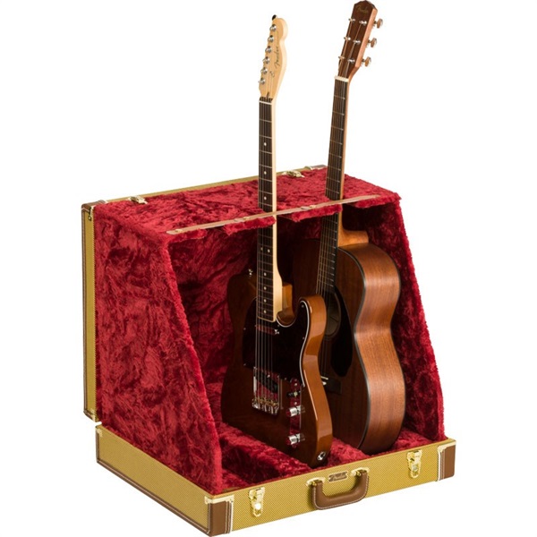 Fender USA CLASSIC SERIES CASE STAND 3 GUITAR (TWEED)(#0991023500)