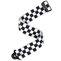 Auto Lock Guitar Strap［50BAL13/Skater Checkerboard BK/WH］