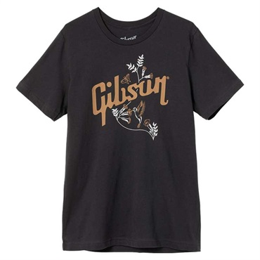 Gibson SLASH Tee (White)， (Medium) [GA-SLSH-BLOCK-WHT-MD