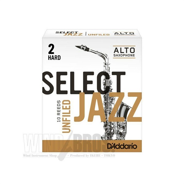 D'Addario Woodwinds (RICO) 【春得フェア】【旧パッケージ特価】《硬さ：4M》アルトサックス用リード セレクトジャズ アンファイルド・カット ダダリオ・ウッドウインズ