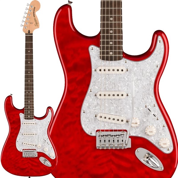 Affinity Series Stratocaster QMT (Crimson Red Transparent)[国内イケベ独占販売！]の商品画像