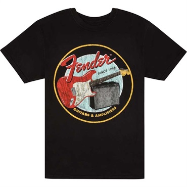 Fender Fender Stratocaster 70th Anniversary Tee Black (M