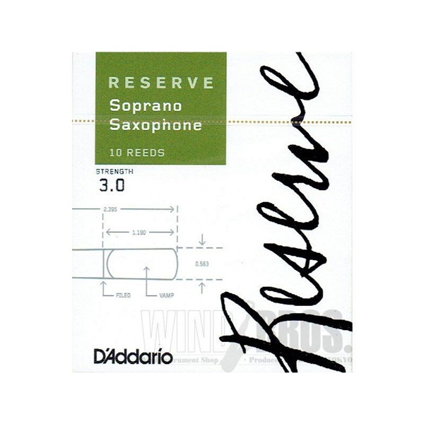 D'Addario Woodwinds (RICO) ダダリオ・ウッドウインズ（リコ） ソプラノサックス用リード レゼルブ [4]