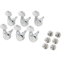 Locking Stratocaster / Telecaster Machine Heads All Short Post Chrome (6pcs) [#0990818105]