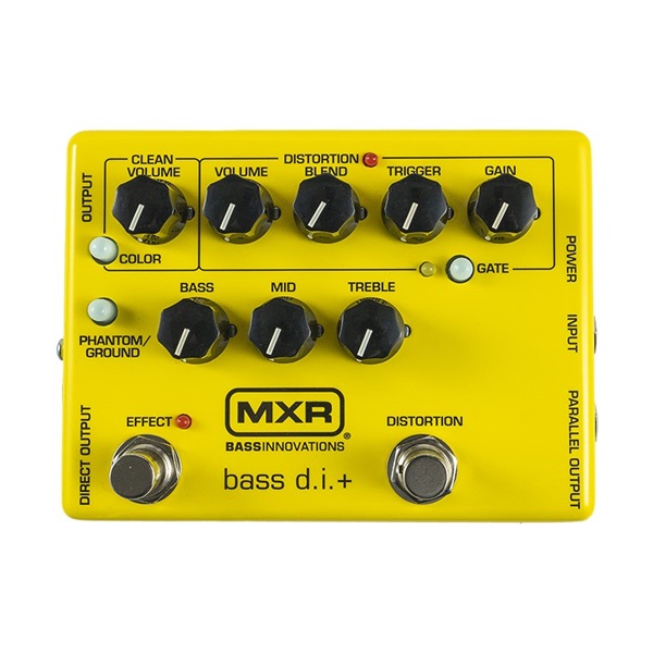 MXR IKEBE ORIGINAL M80 BASS D.I.+ Yellow 【発売記念特典！AC ...