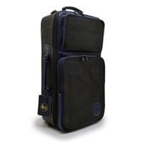 【ブラックフライデーセール】ガードバッグス / エリート シリーズ 5-ECLK-NB トランペット用 トリプル ケース / クロコダイル型押し ブラック レザー・ネイビー レザー トリム