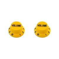 Set of 2 Yellow Volume Knobs [5029]