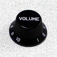 Strat Volume Knob Metric BK［8865］