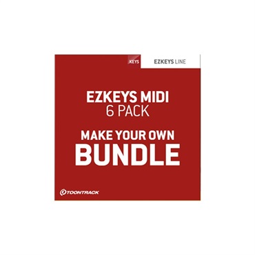 TOONTRACK EZKEYS MIDI 6PACK(オンライン納品)(2時間以内に納品)