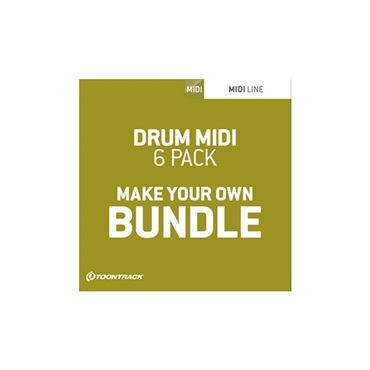 TOONTRACK DRUM MIDI 6PACK(オンライン納品)(2時間以内に納品)
