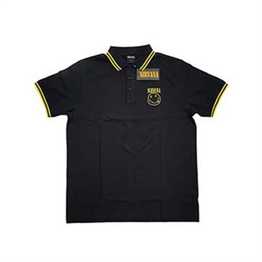 Artist Polo-Shirt Nirvana #504 (S-Size/Black)