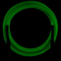 PROFESSIONAL SERIES GLOW IN THE DARK CABLE 10feet (GREEN)(#0990810119)