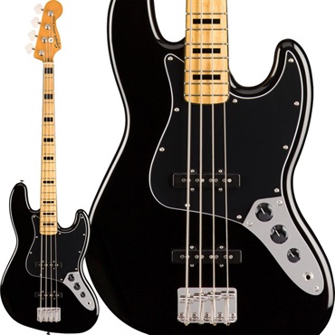 Squier by Fender Classic Vibe '70s Jazz Bass Maple Fingerboard (Black)