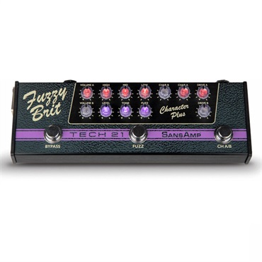 TECH21 SansAmp Character Plus Series Fuzzy Brit