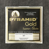 Gold Electric Bass Chrome-Nickel Flatwound Strings EB-Gold .040-.100 Long scale