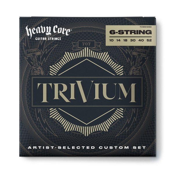 Dunlop (Jim Dunlop) TRIVIUM String Lab Series Guitar Strings (10-52) [TVMN1052]