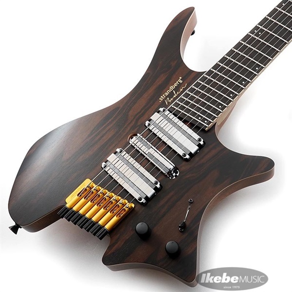 特上美品 Strandberg Boden J-Series J7 Standard Macassar Ebony Mahogany Back  [Made in Japan]【特価】 通販