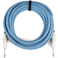 SWEETFATS INSTRUMENT CABLE -Custom Color Denim- (16FT Straight-Straight)