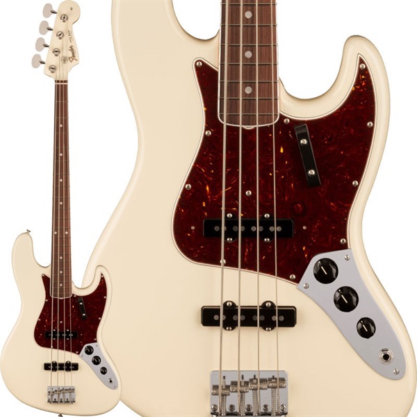 American Vintage II 1966 Jazz Bass (Olympic White/Rosewood) 【PREMIUM OUTLET SALE】の商品画像