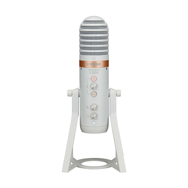 YAMAHA AG01 W(ホワイト)(OBS Studio機器認証)(ヤマハ)【配信に最適なUSBマイク】
