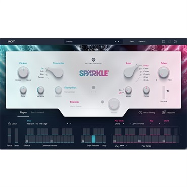 UJAM 【みんなが選んだUJAM TOP15セール！】Virtual Guitarist SPARKLE 2(ユージャム)(ヴァーチャルギタリスト)(オンライン納品)(2時間以内に納品)