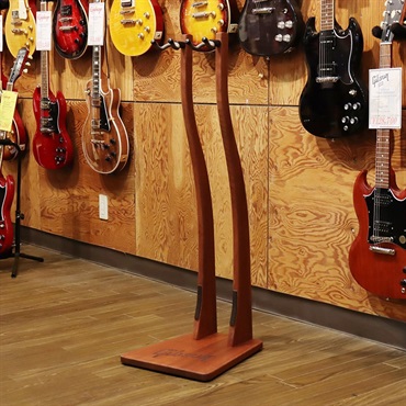 Gibson Handcrafted Wooden Doubleneck Guitar Stand Mahogany [ASTD