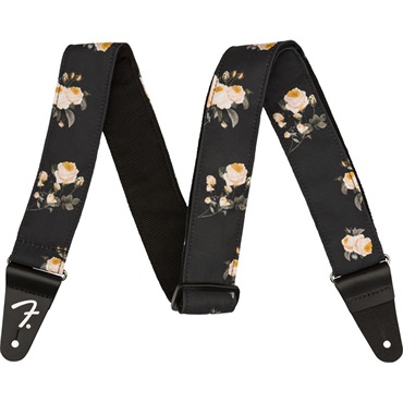 Fender USA Floral Strap (Black) [#0990638006]