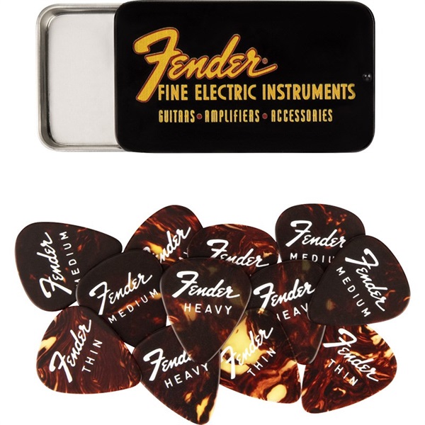 Fender USA Fender Fine Electric Pick Tin (12pcs) [#1980351010]