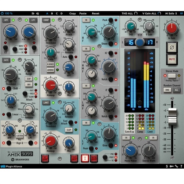 Plugin Alliance Brainworx bx_console AMEK 9099 (プラグイン
